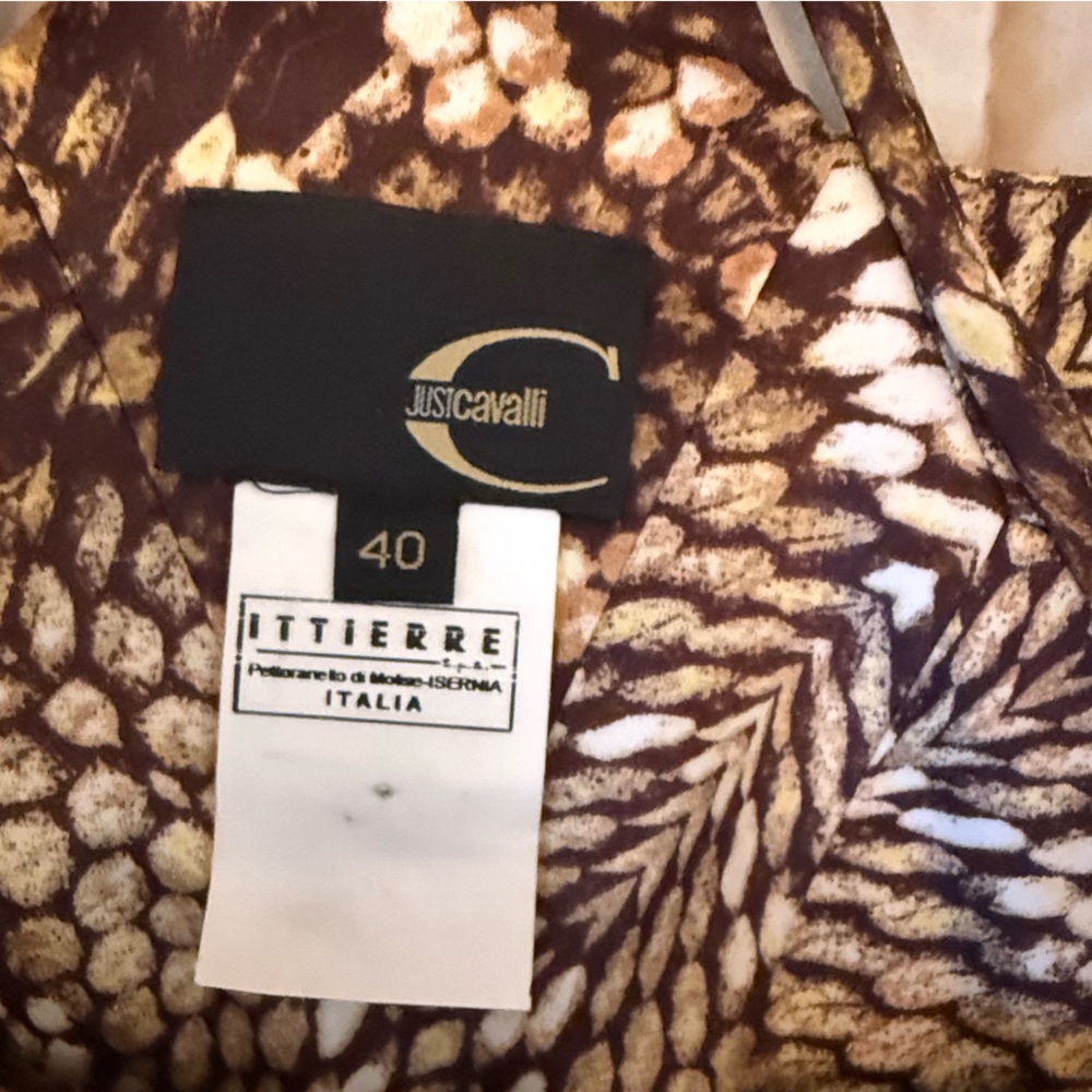 Just Cavalli Midi Dress-ALTERED - SEE MEASUREMENTS AND DESCRIPTION - Picture 10 of 13